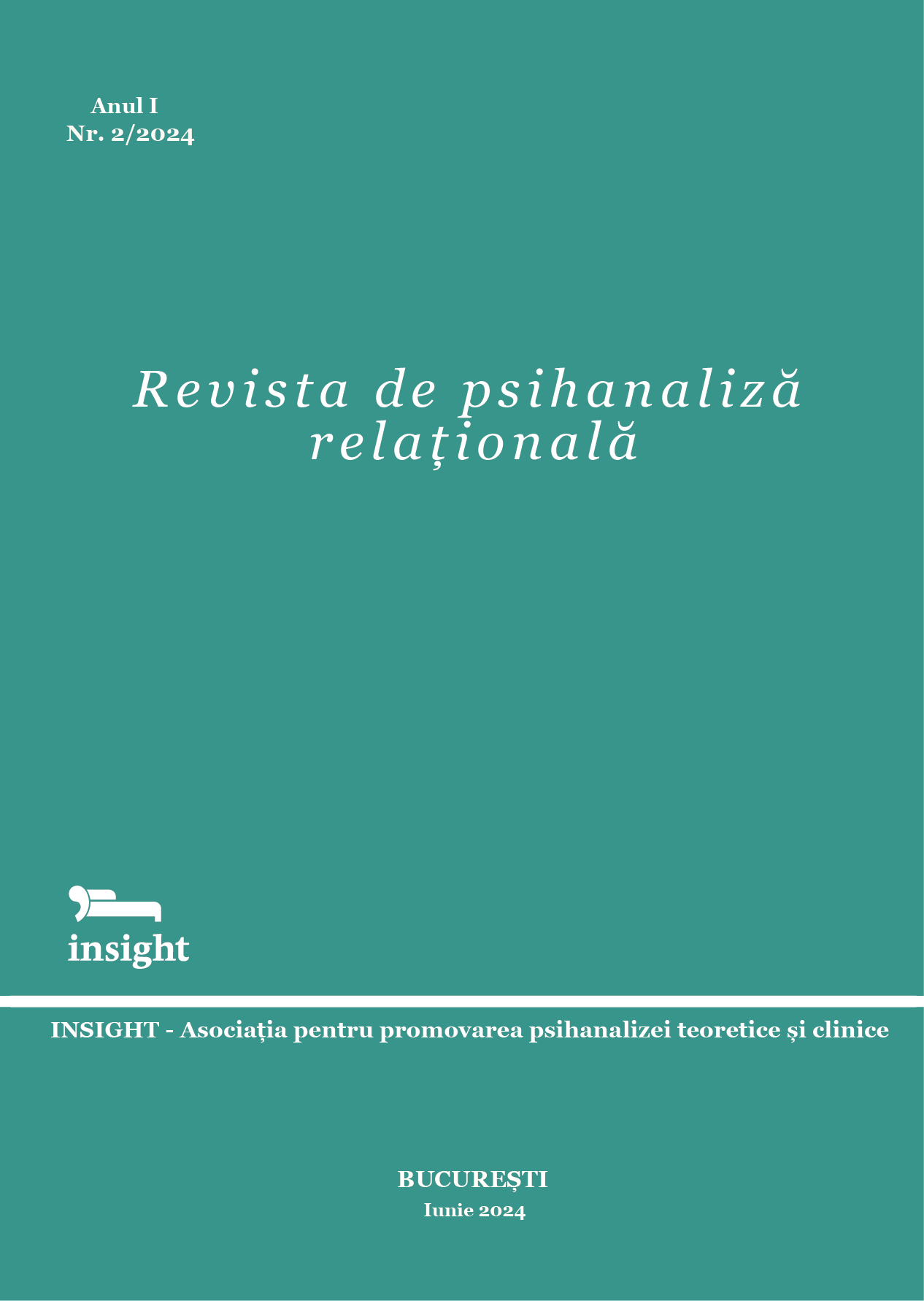 					View Vol. 1 No. 2 (2024): Revista de psihanaliză relațională
				